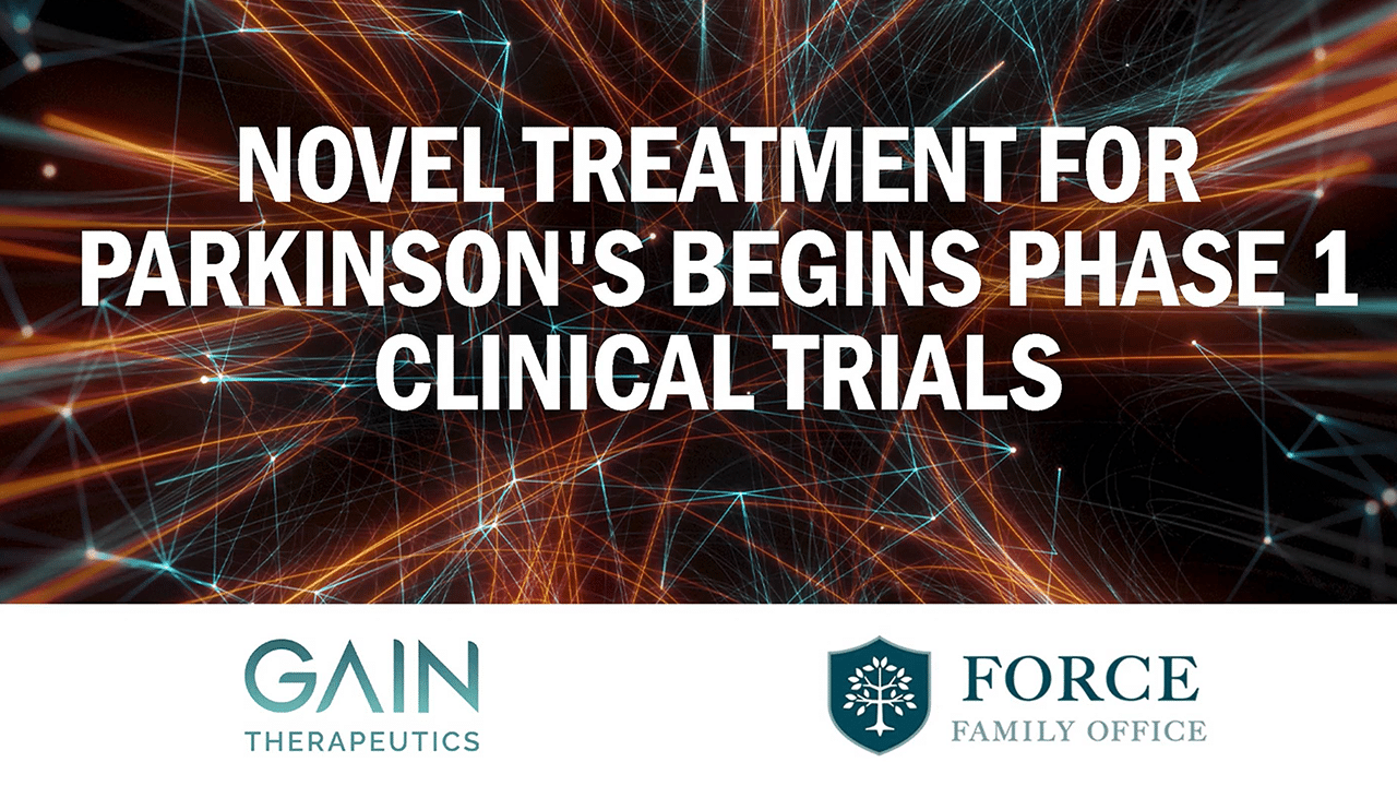Novel Treatment for Parkinson’s Advancing Through Phase 1 Clinical Trials
