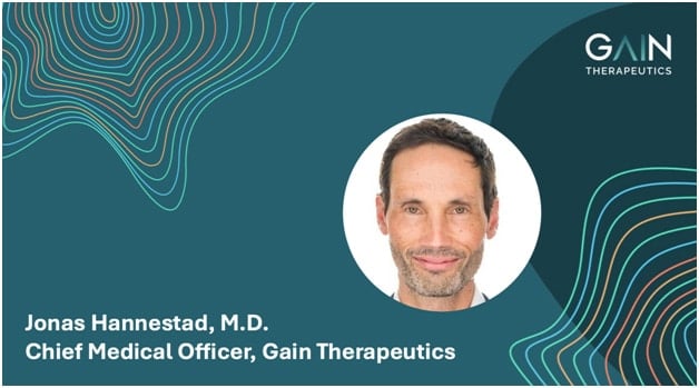 Image introducing Jonas Hannestad during Parkinson&rsquo;s KOL event