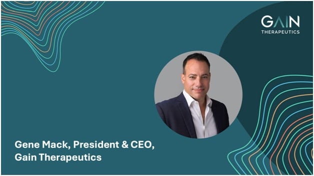 showing Gene Mack, President & CEO of Gain Therapeutics. 