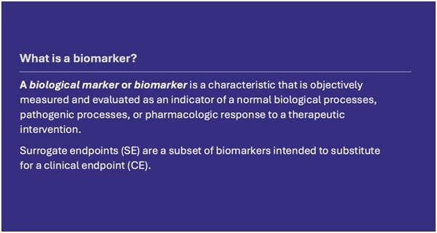 Image showing information about what is a biomarker.